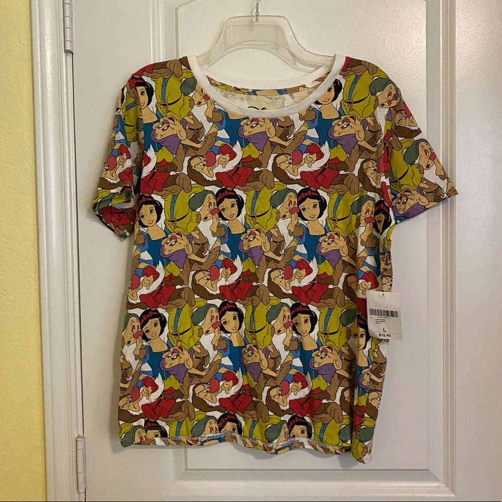 F21 Snow White Shirt LARGE